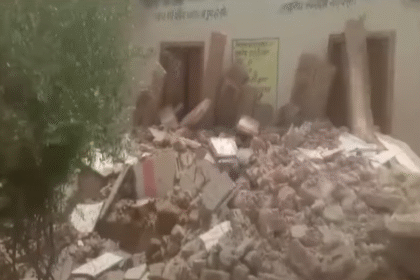 राजकीय विद्यालय का बरामदा गिरा, टला बड़ा हादसा | हरदेसर, सरदारशहर से खबर 12 SARDARSHAHAR NEWS सरदारशहर
